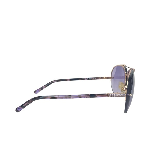 SWAROVSKI Sunglasses SW134 Purple with Crystal Facets at Temples - $224. - Picture 6 of 16